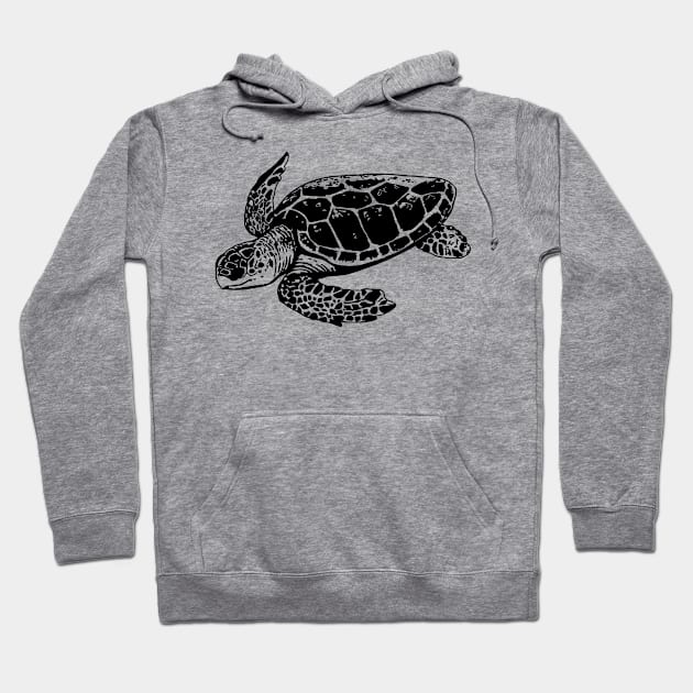 Sea Turtle Hoodie by Miya009